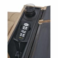 Cup Holder and Chair Position Control Storage Shown